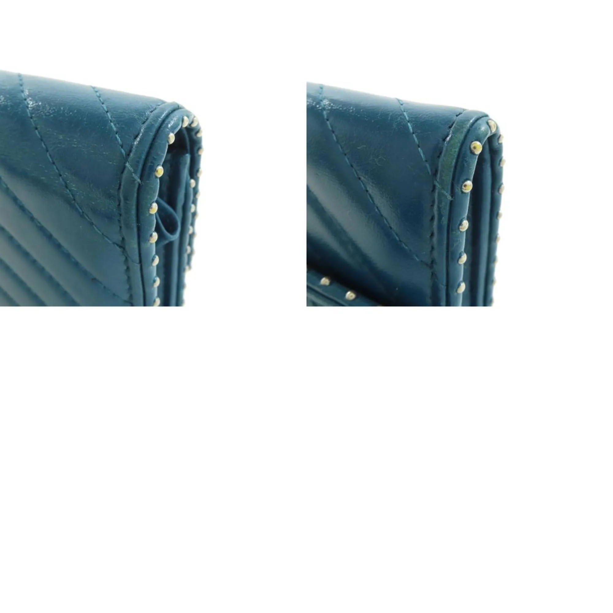 Chanel V-Stich Leather Wallet (Pre-Owned)