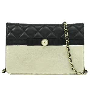 Chanel Wallet On Chain Leather Wallet (Pre-Owned)