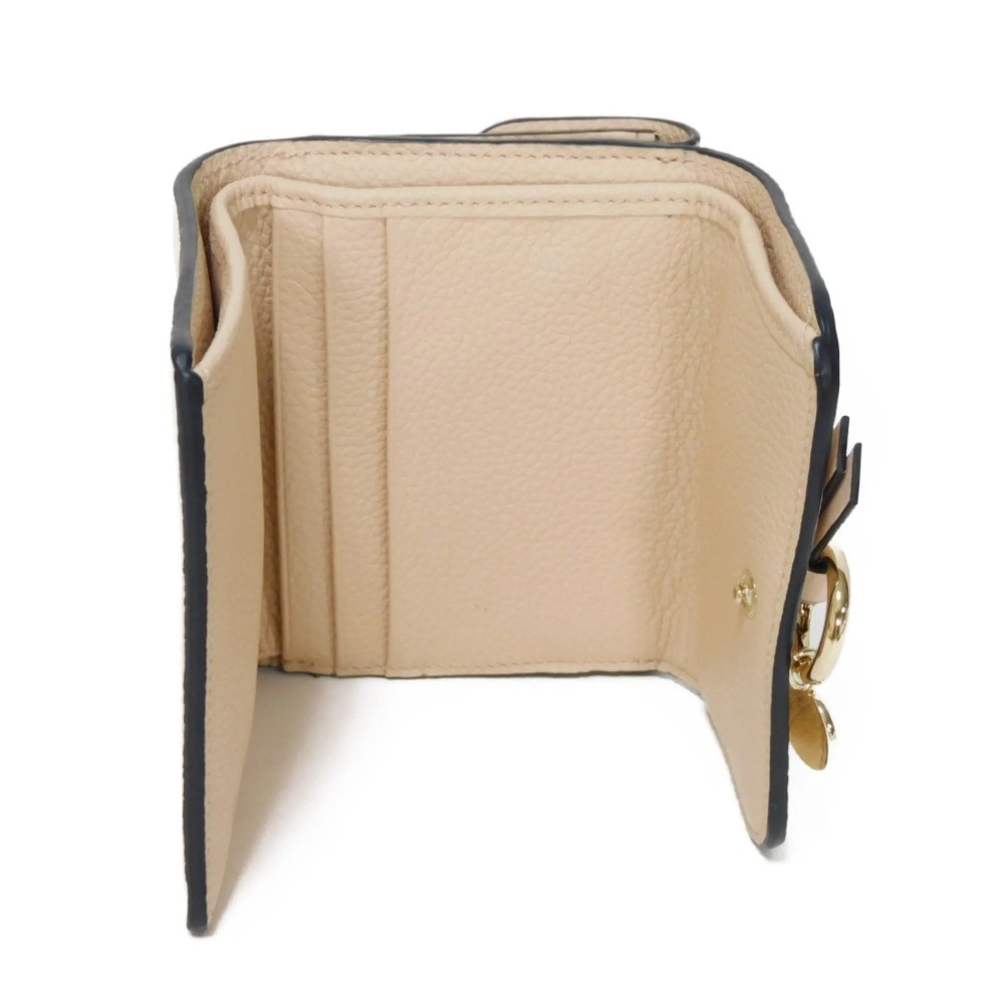 Chlo Leather Wallet (Tri-Fold) (Pre-Owned)