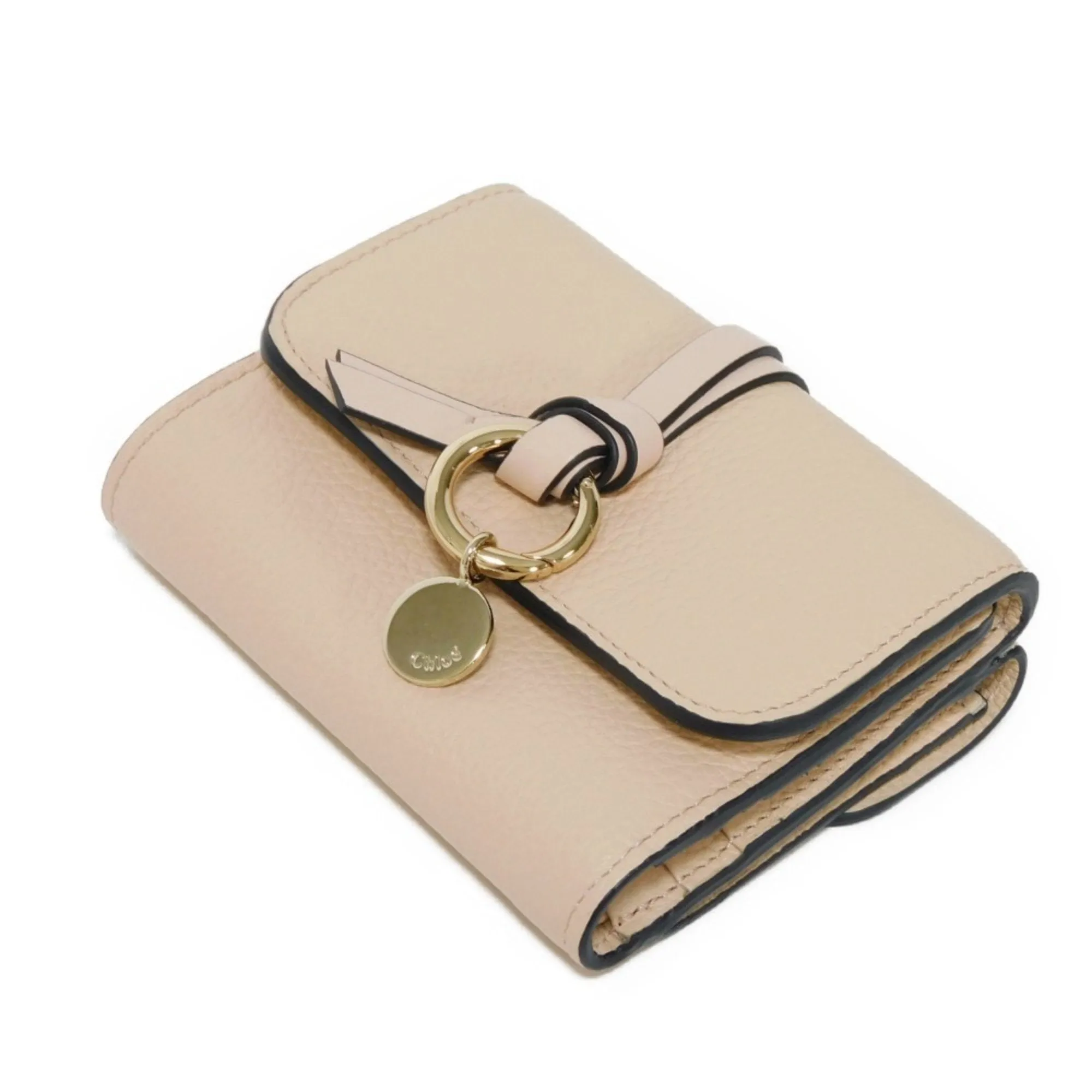 Chlo Leather Wallet (Tri-Fold) (Pre-Owned)