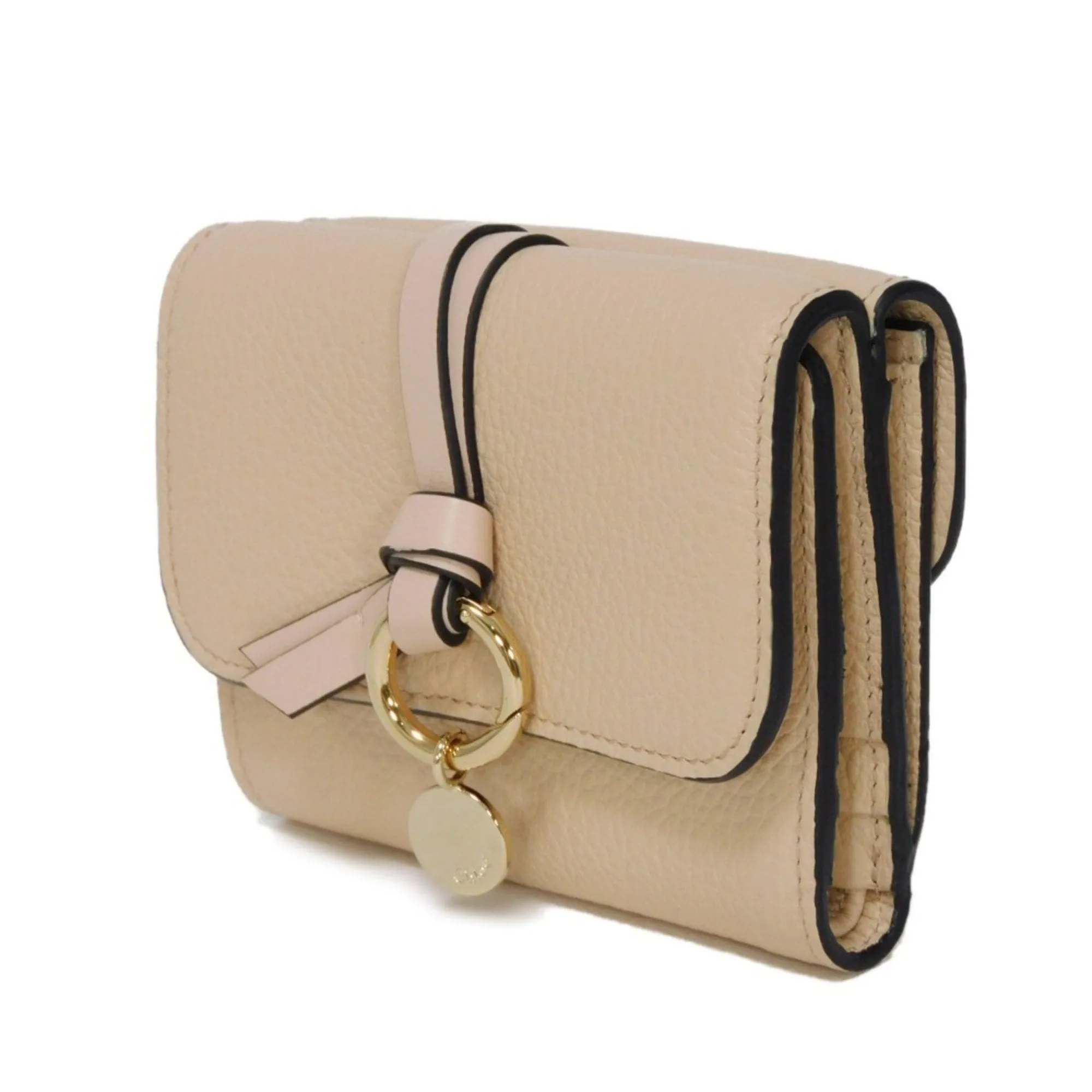 Chlo Leather Wallet (Tri-Fold) (Pre-Owned)