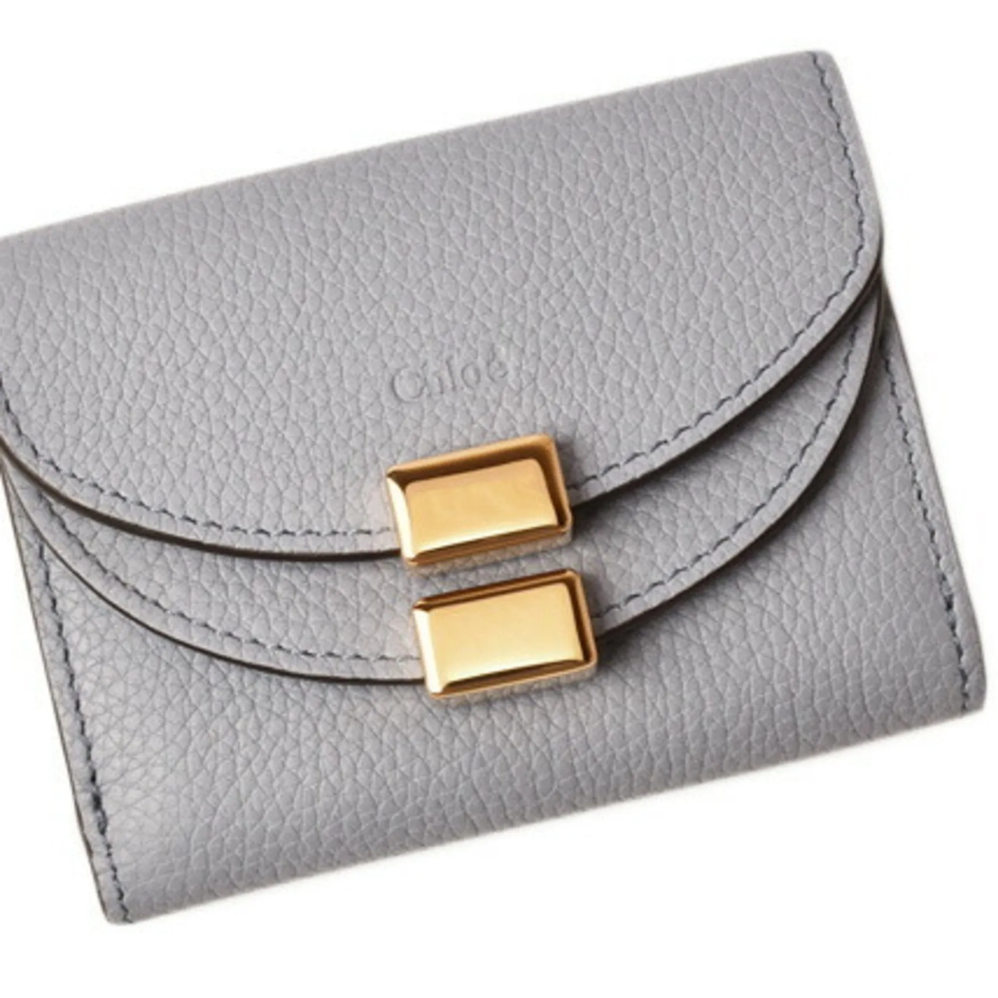 Chlo Leather Wallet (Tri-Fold)
