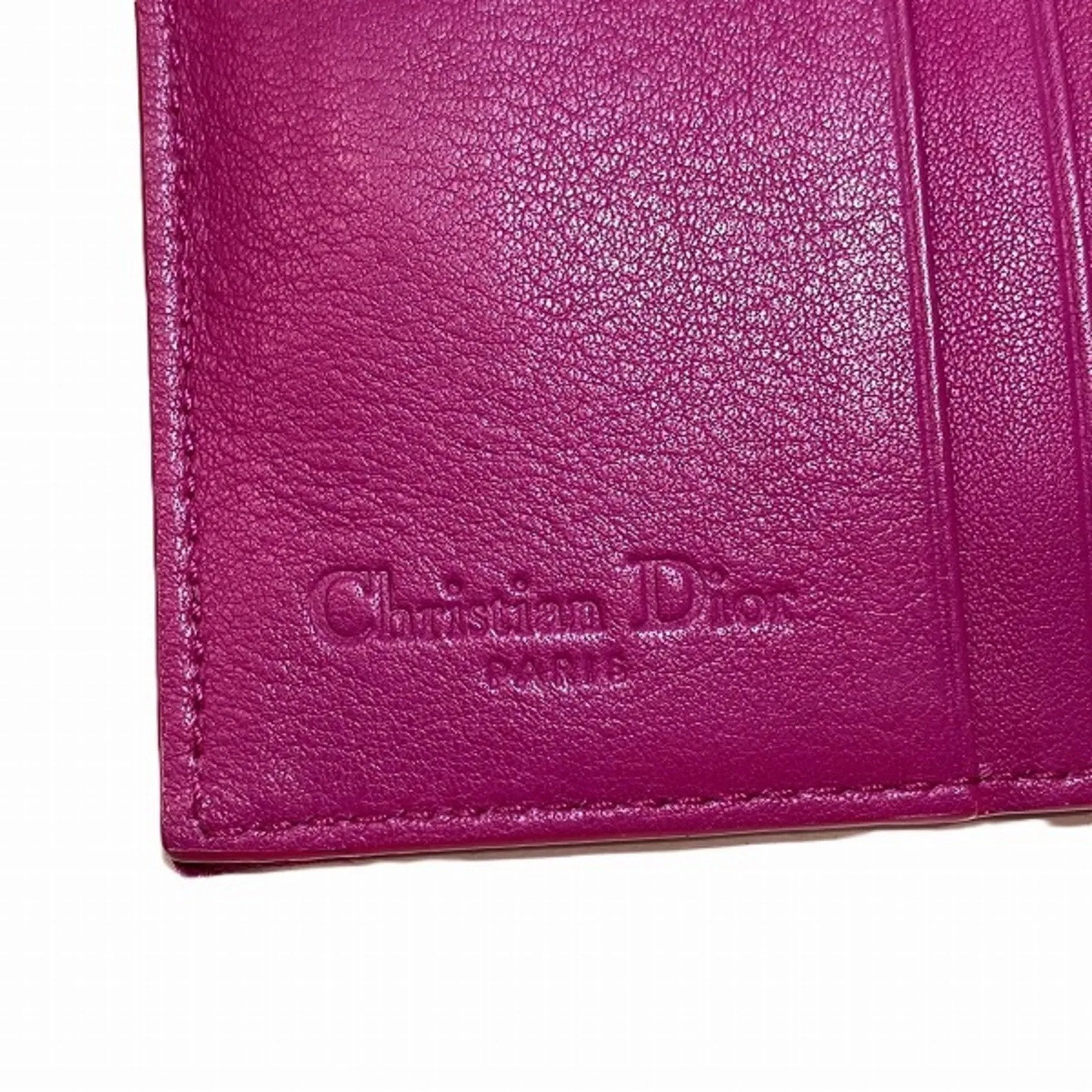 Christian Dior Canvas Leather Wallet (Bi-Fold) (Pre-Owned)