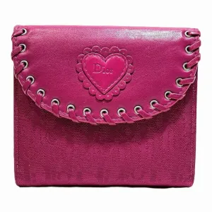 Christian Dior Canvas Leather Wallet (Bi-Fold) (Pre-Owned)