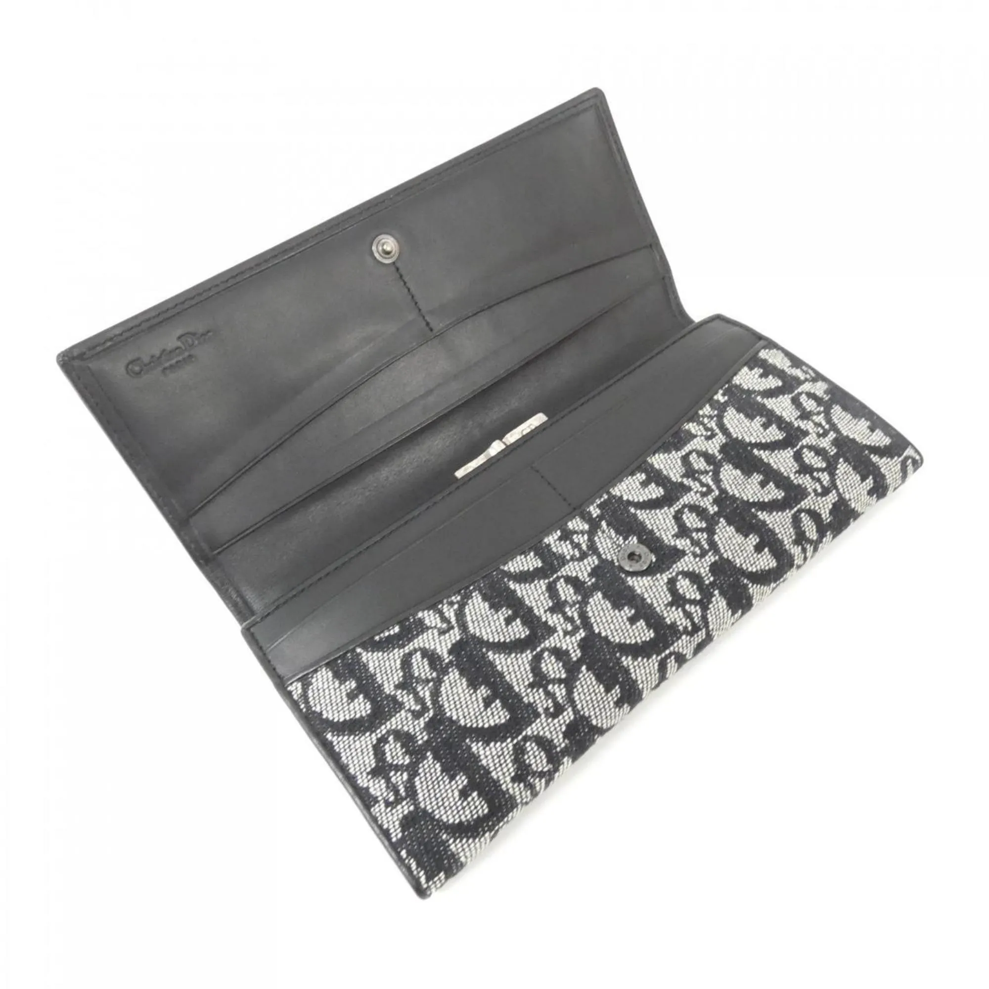 Christian Dior Canvas Long Wallet (Bi-Fold) (Pre-Owned)