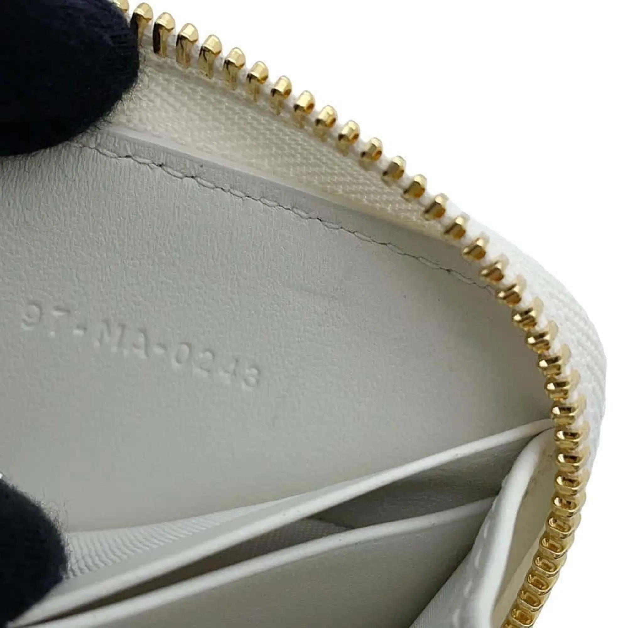 Christian Dior Lady Dior Leather Coin Purse/Coin Case (Pre-Owned)