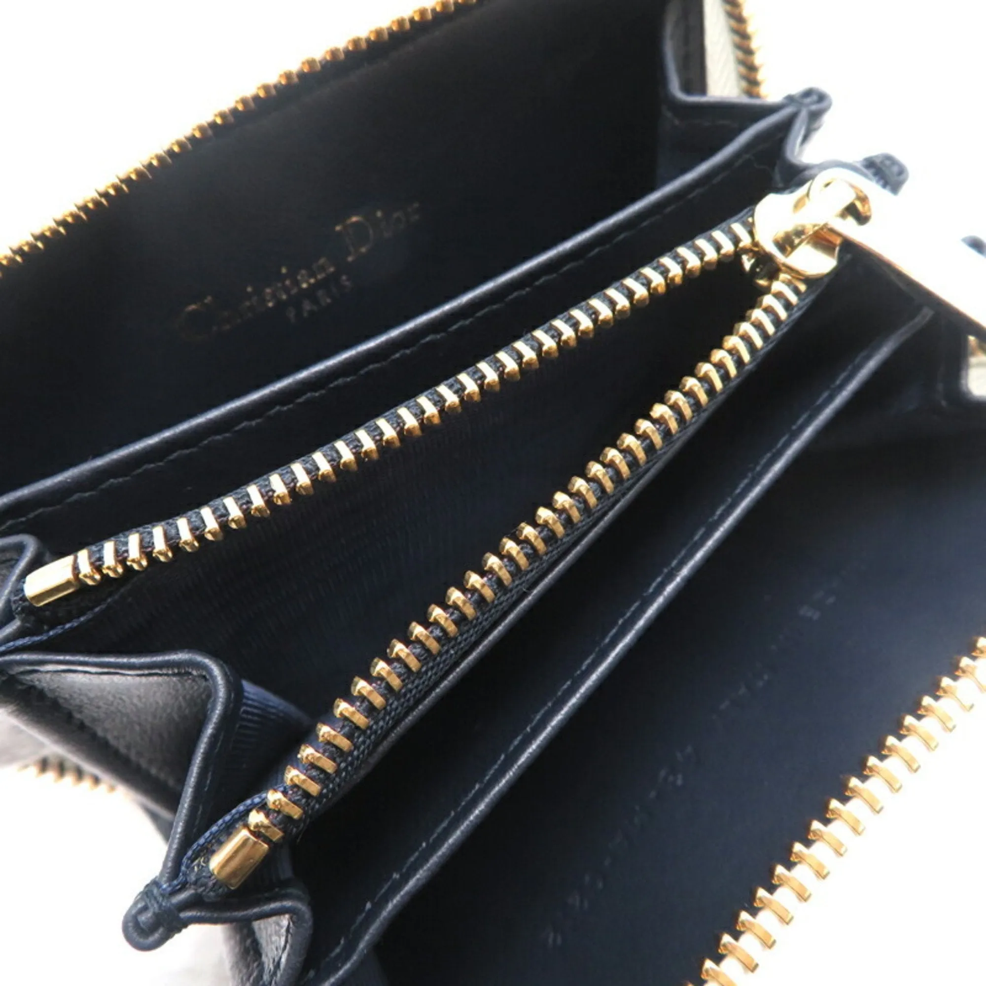 Christian Dior  Leather Coin Purse/Coin Case (Pre-Owned)