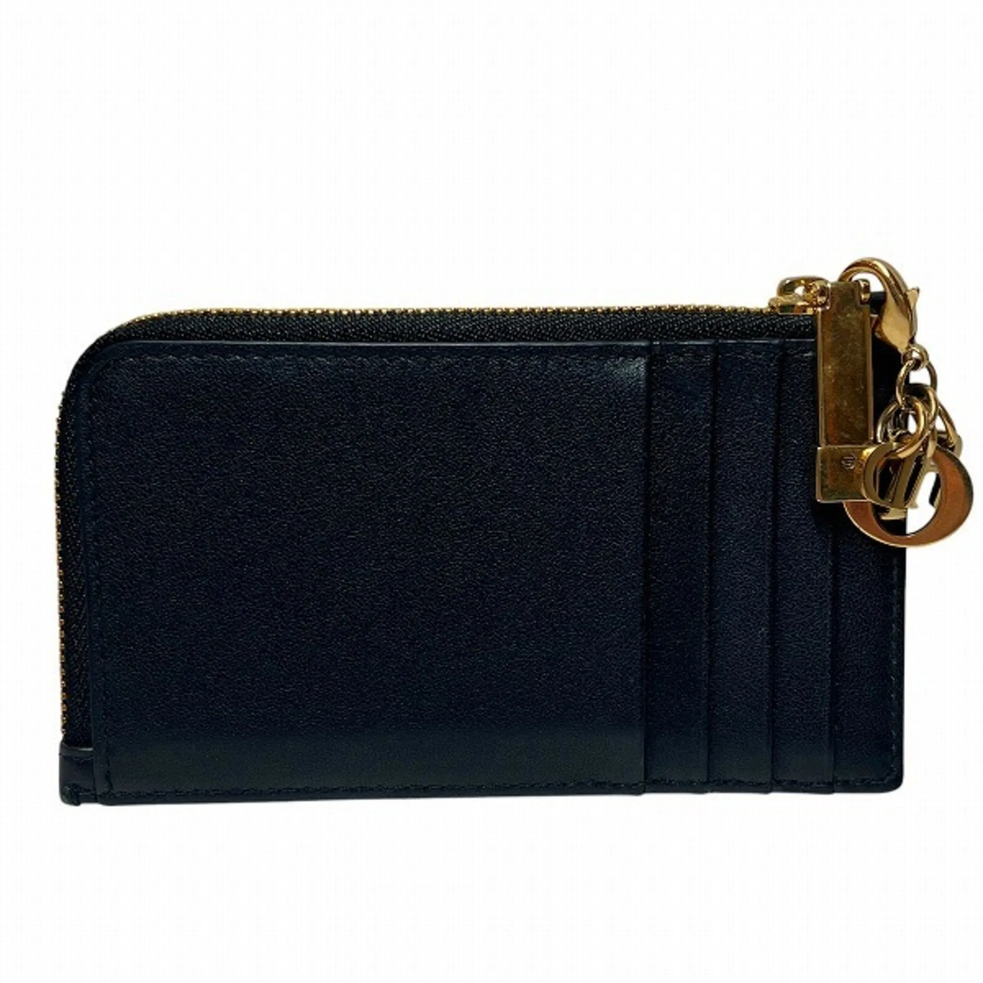 Christian Dior Leather Coin Purse/Coin Case (Pre-Owned)