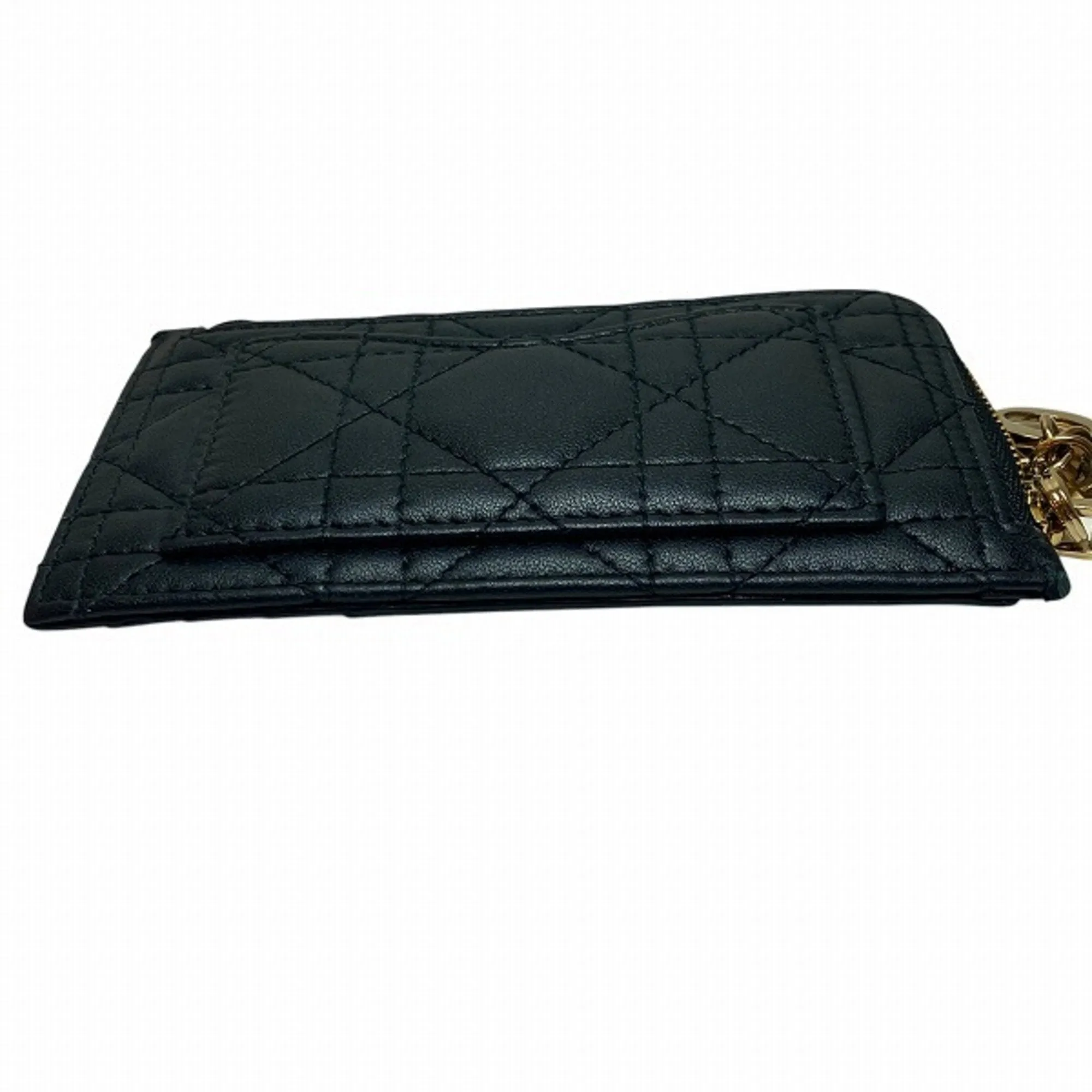 Christian Dior Leather Coin Purse/Coin Case (Pre-Owned)