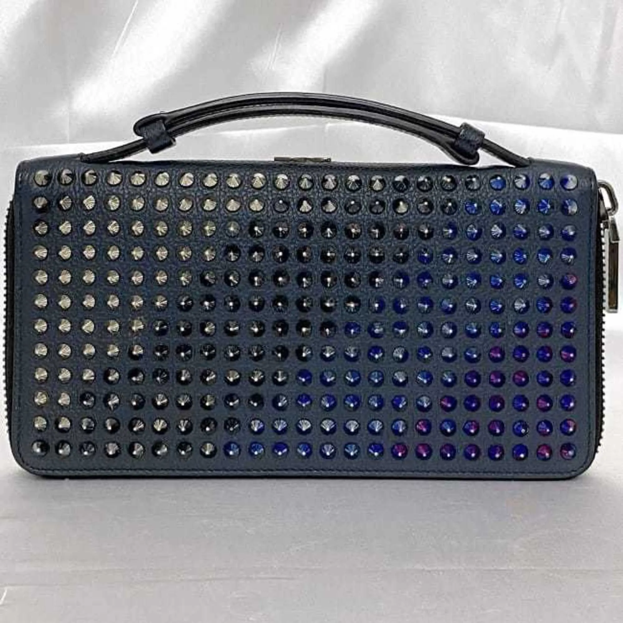 Christian Louboutin Leather Long Wallet (Bi-Fold) (Pre-Owned)