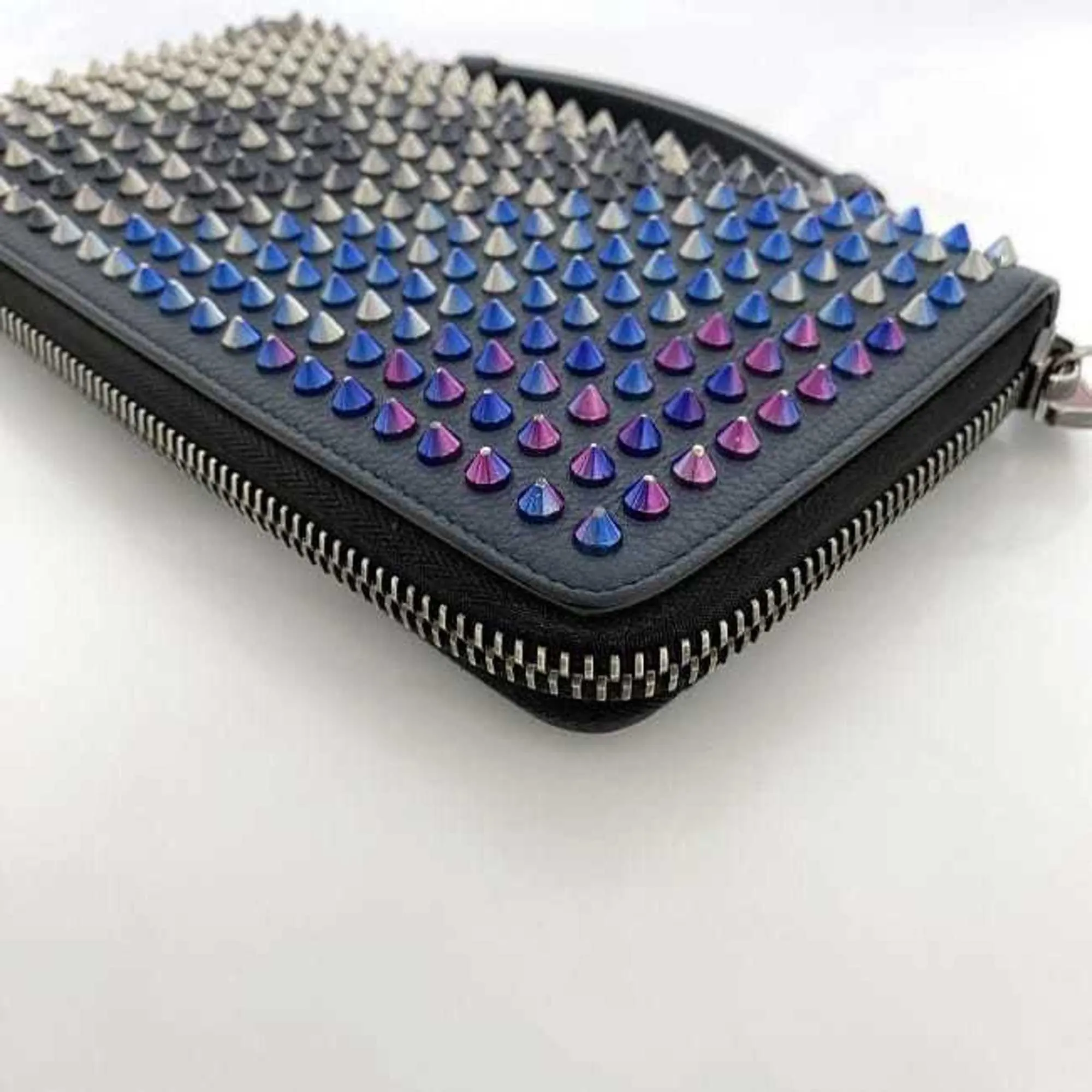 Christian Louboutin Leather Long Wallet (Bi-Fold) (Pre-Owned)