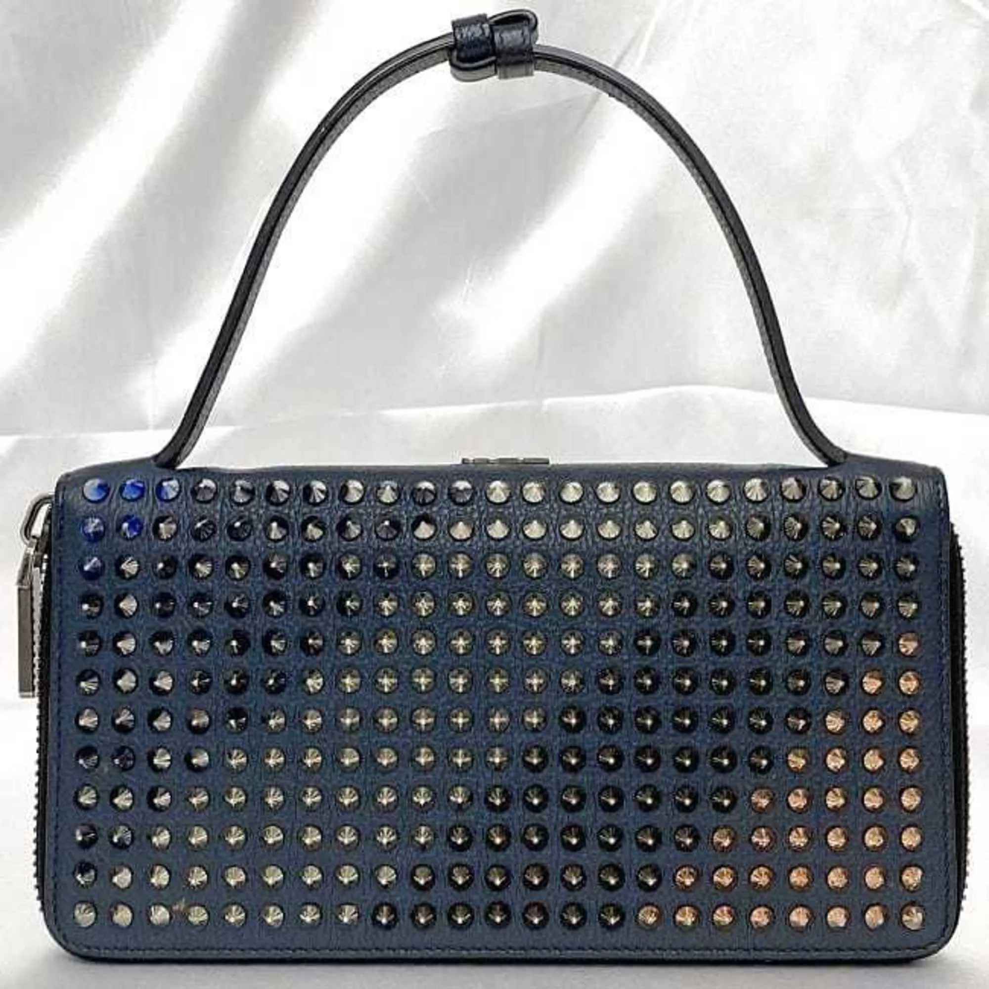 Christian Louboutin Leather Long Wallet (Bi-Fold) (Pre-Owned)