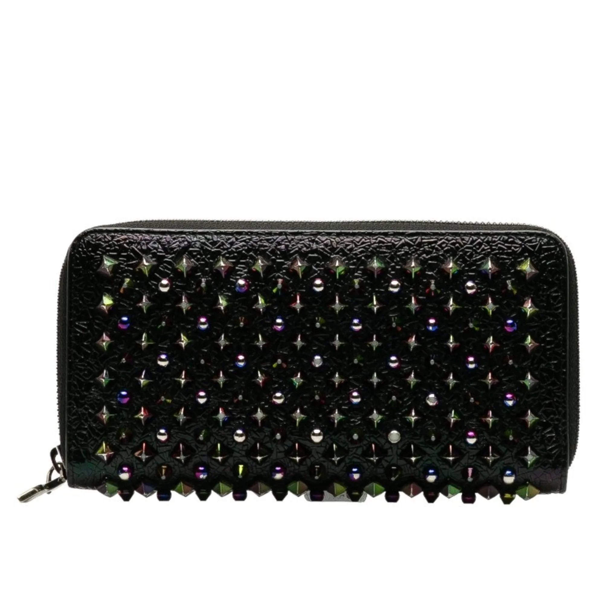 Christian Louboutin Patent Leather Long Wallet (Bi-Fold) (Pre-Owned)