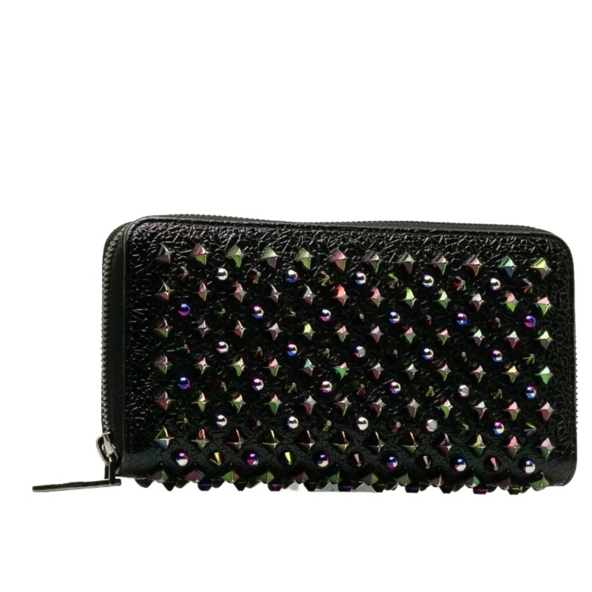 Christian Louboutin Patent Leather Long Wallet (Bi-Fold) (Pre-Owned)