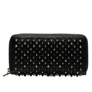 Christian Louboutin Patent Leather Long Wallet (Bi-Fold) (Pre-Owned)