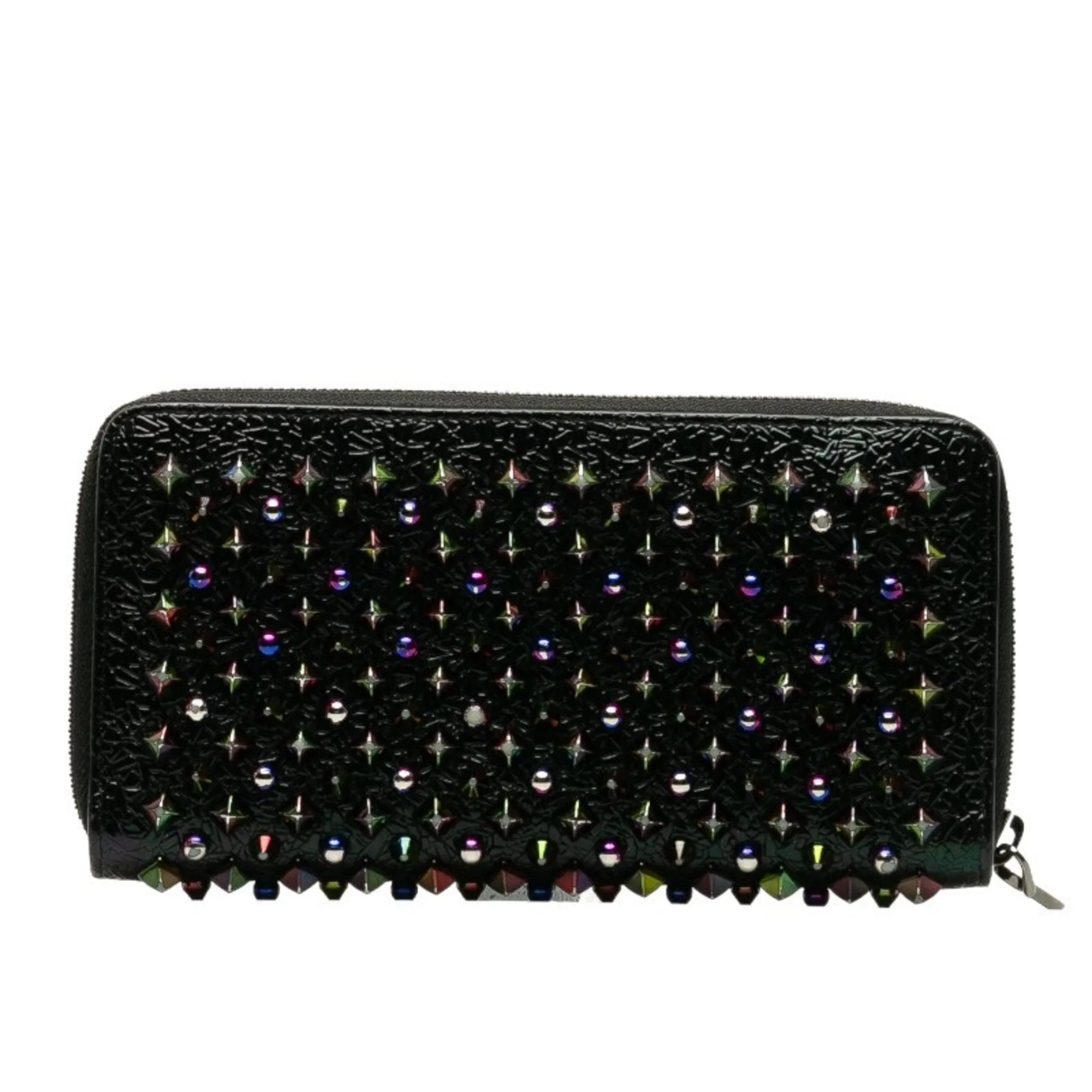 Christian Louboutin Patent Leather Long Wallet (Bi-Fold) (Pre-Owned)