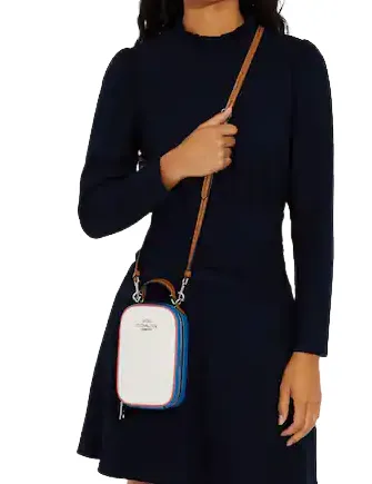Coach Eva Phone Crossbody In Colorblock