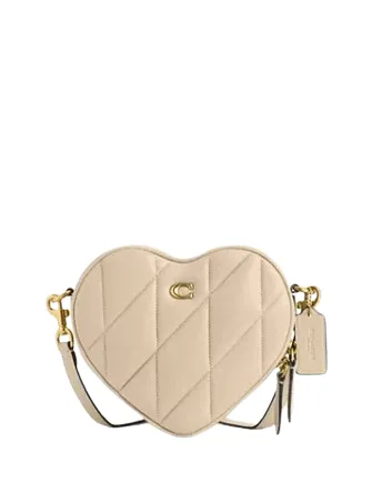 Coach Heart Crossbody Bag With Quilting