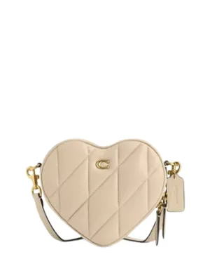 Coach Heart Crossbody Bag With Quilting