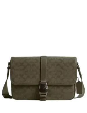 Coach League Messenger Bag In Signature Canvas Jacquard