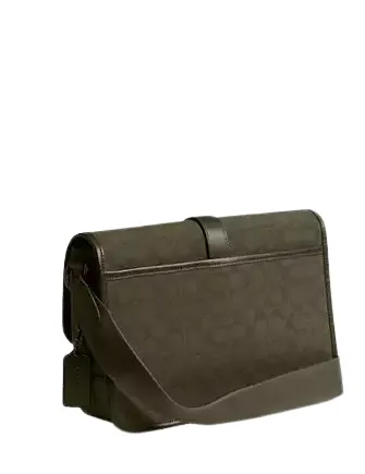 Coach League Messenger Bag In Signature Canvas Jacquard