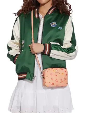 Coach Mini Camera Bag With Mystical Floral Print