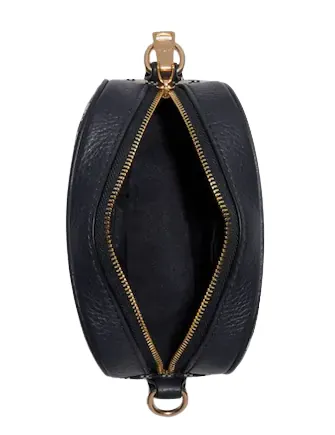 Coach Mini Dempsey Camera Bag With Garden Plaid Print And Coach Patch