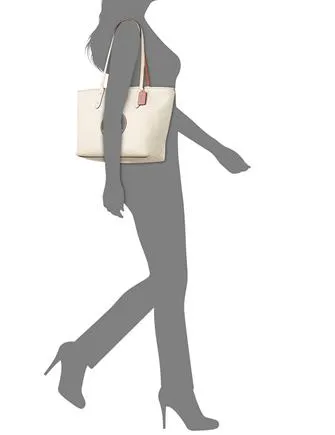 Coach Minnie Motif City Tote in Pebble Leather