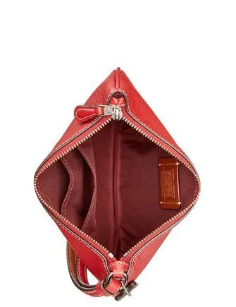 Coach Minnie Mouse Motif Boxed Wristlet in Pebble Leather