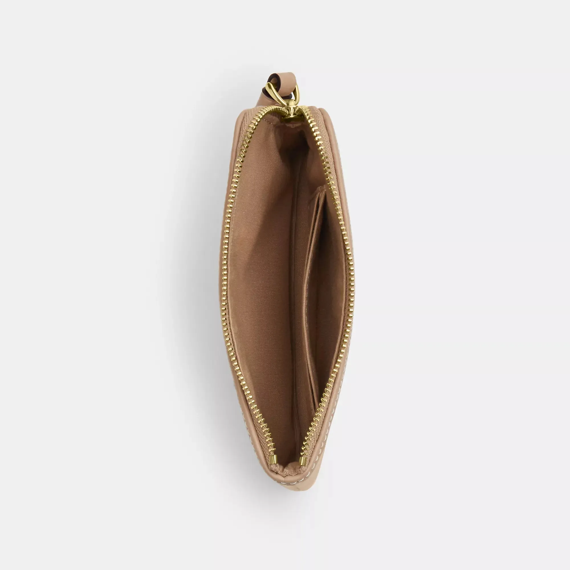 Coach Outlet Corner Zip Wristlet With Signature Canvas