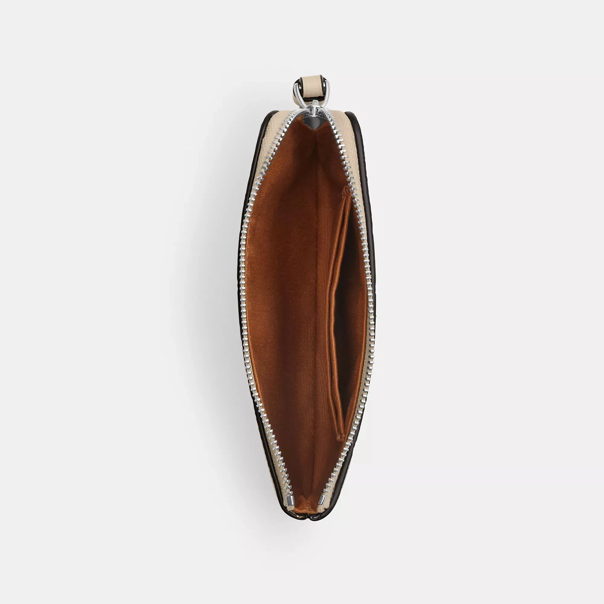 Coach Outlet Corner Zip Wristlet With Stripe
