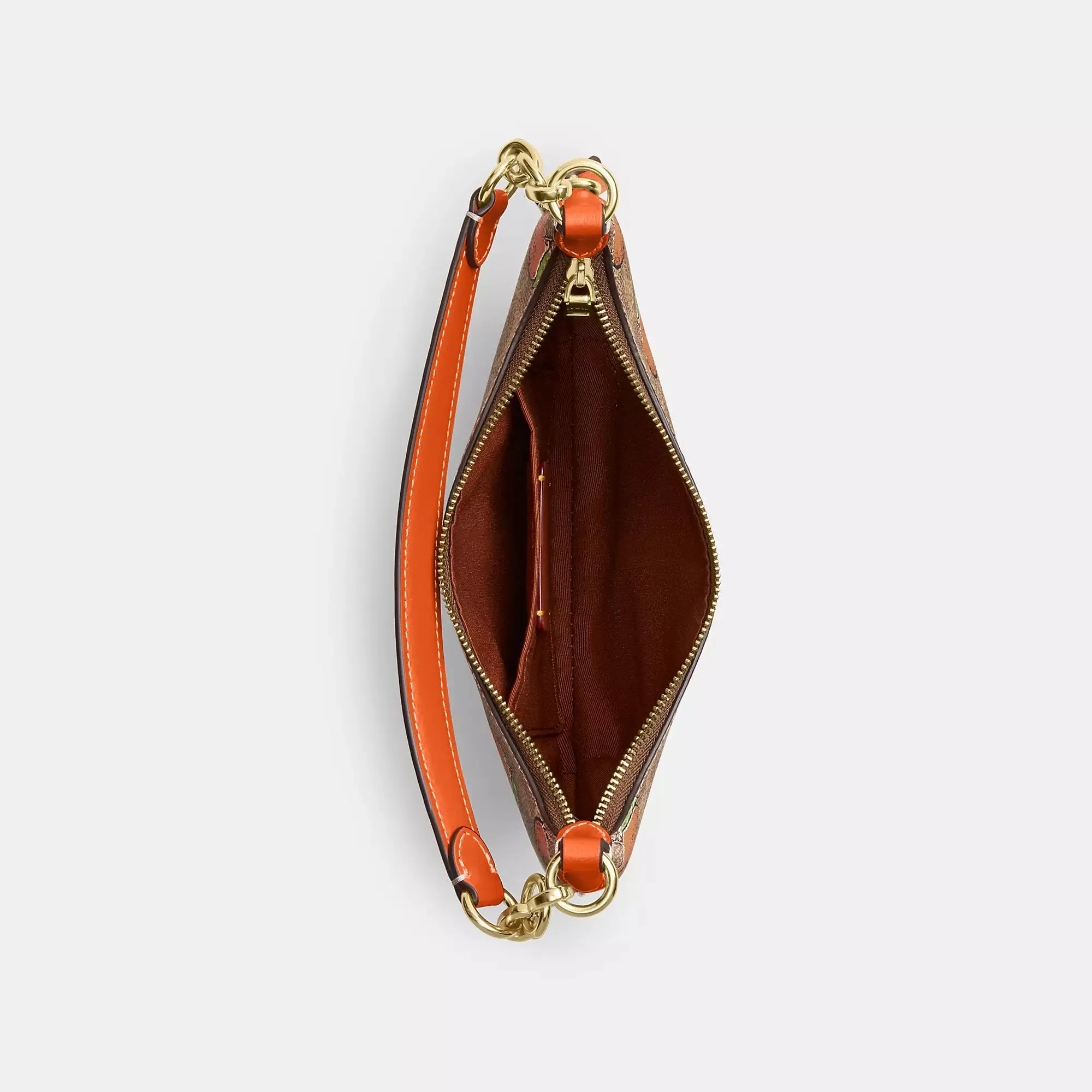 Coach Outlet Mini Payton Bag In Signature Canvas With Orange Print