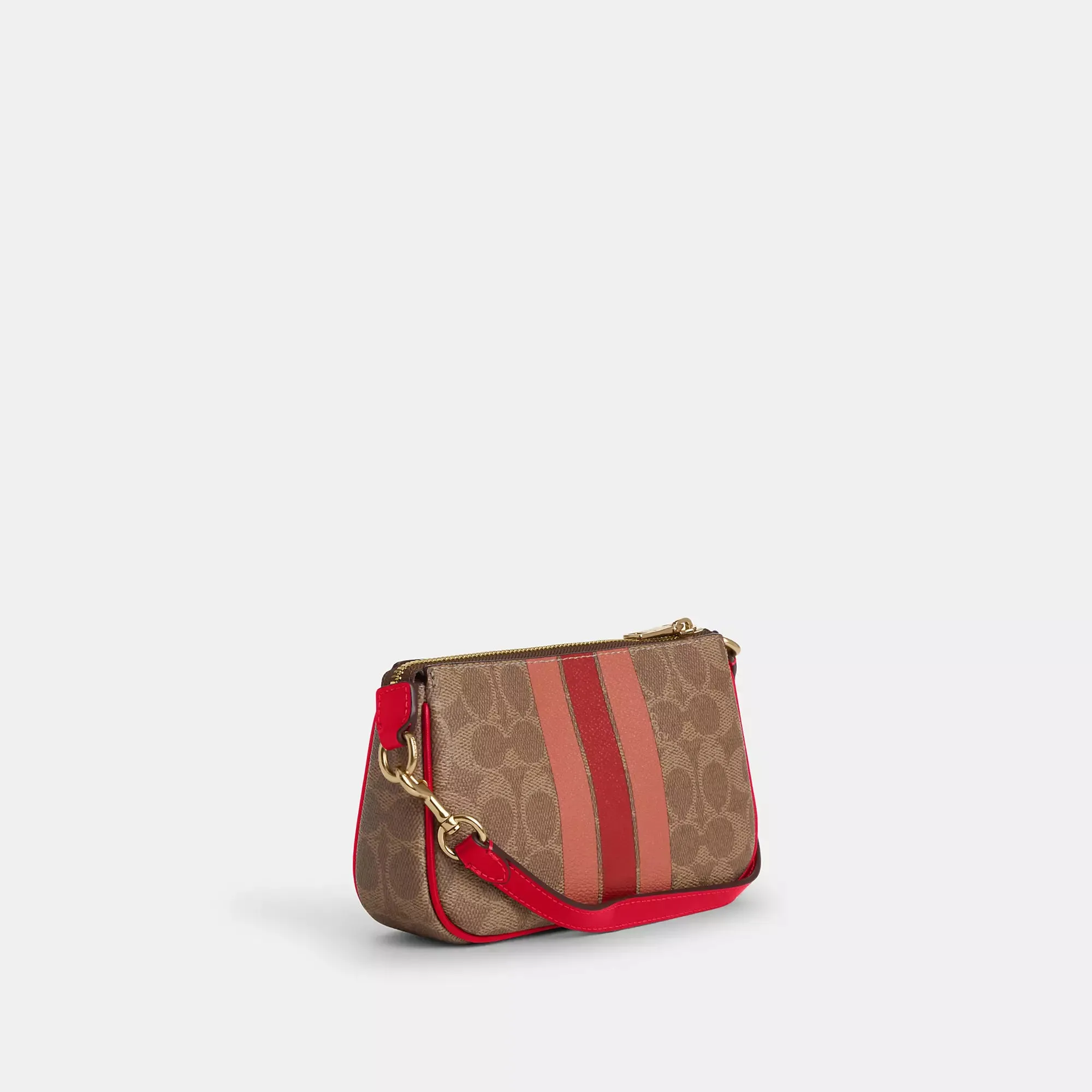 Coach Outlet Nolita 19 In Signature Canvas With Stripe