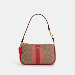 Coach Outlet Nolita 19 In Signature Canvas With Stripe