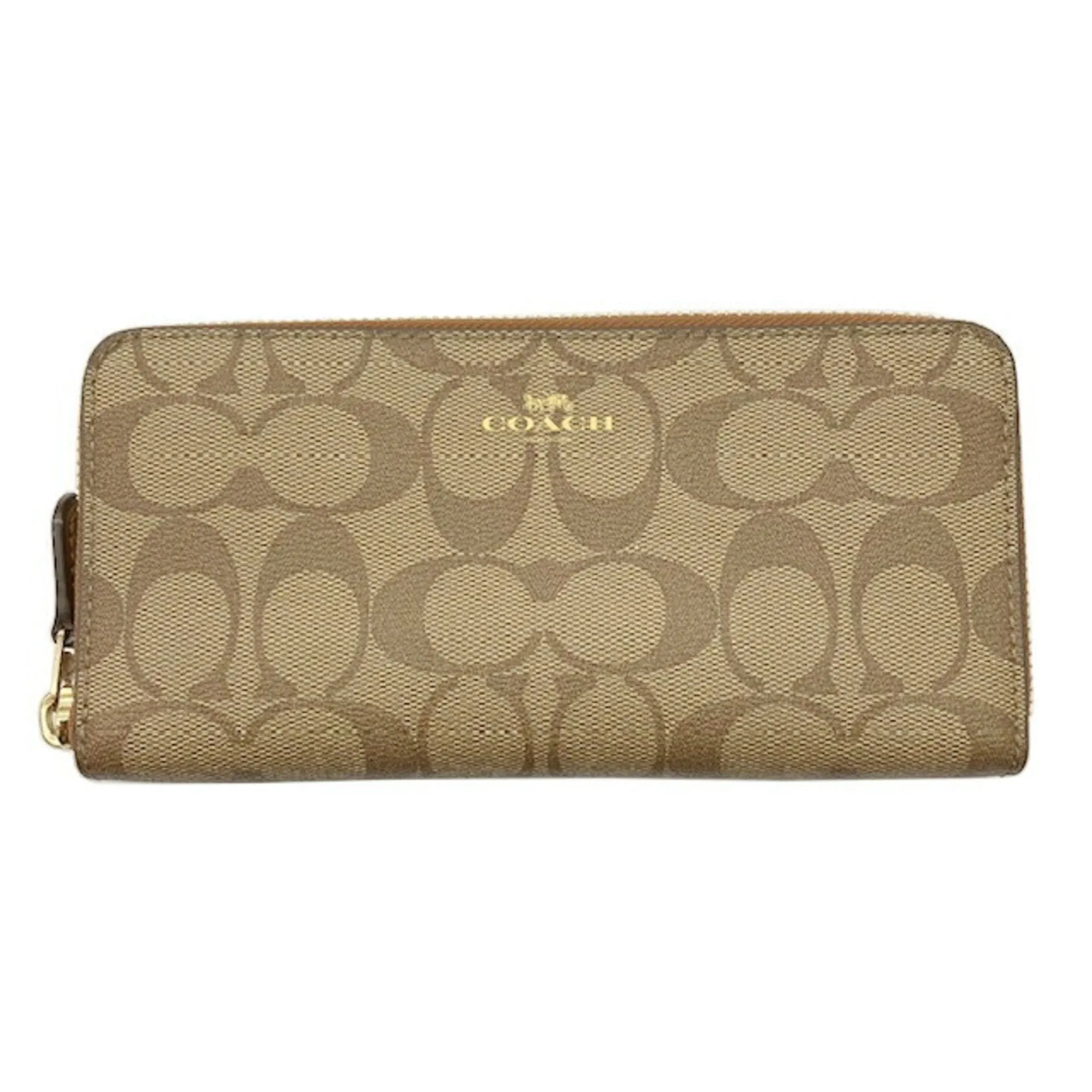 Coach Signature Pvc Wallet (Bi-Fold) (Pre-Owned)