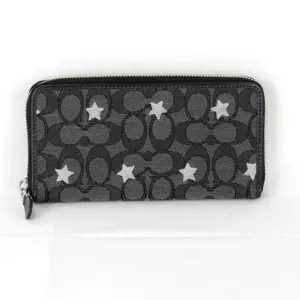 Coach Signature Signature Line Long Wallet (Bi-Fold) (Pre-Owned)