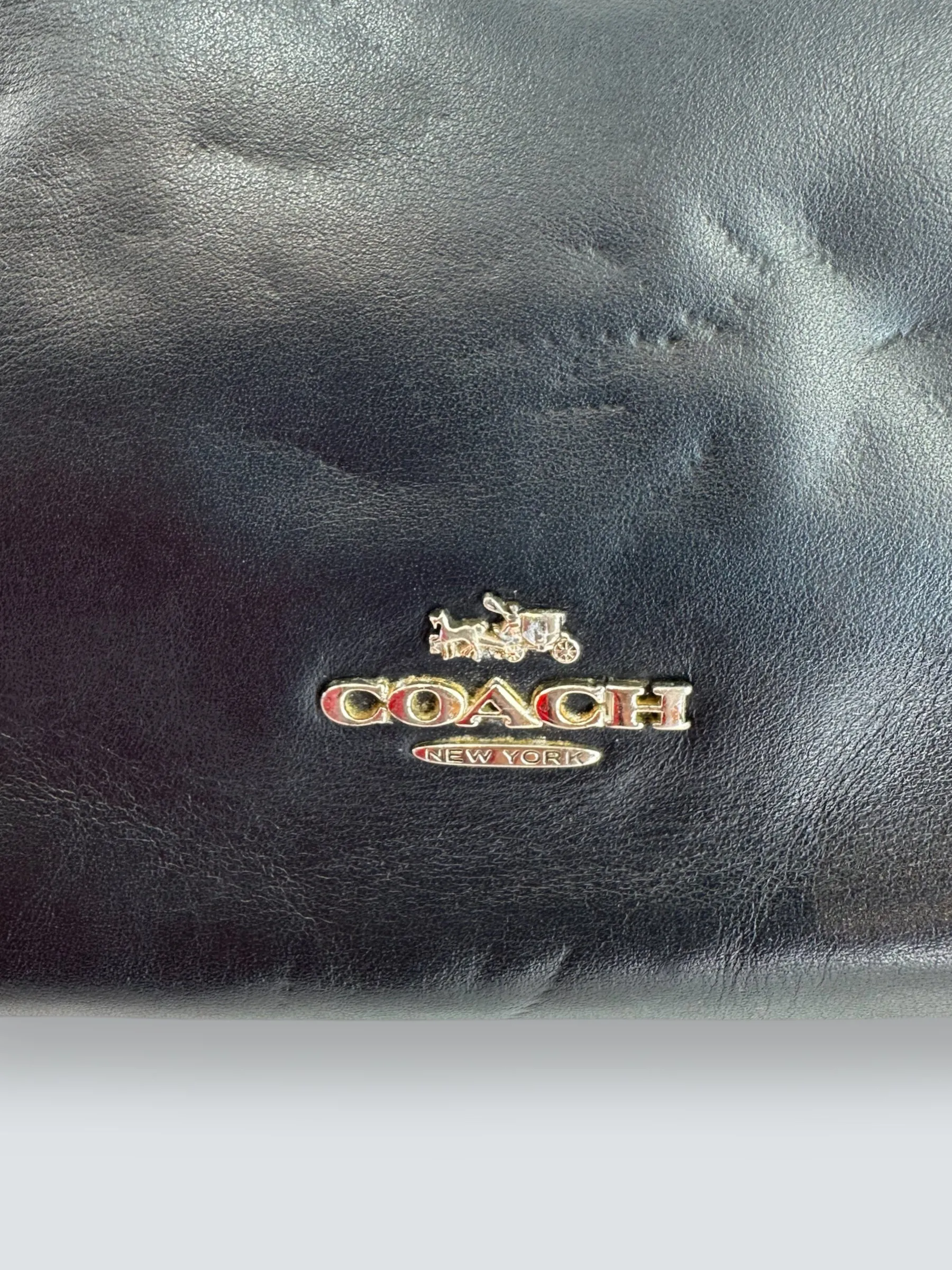 Coach Size O/S Navy Handbag