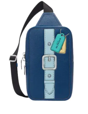 Coach Sullivan Pack With Trompe L'oeil Print