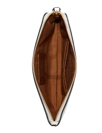 Coach X Peanuts Large Corner Zip Wristlet With Woodstock