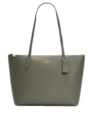 Coach Zip Top Tote