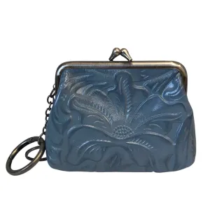 Coin Purse Designer By Patricia Nash In Blue, Size:Small