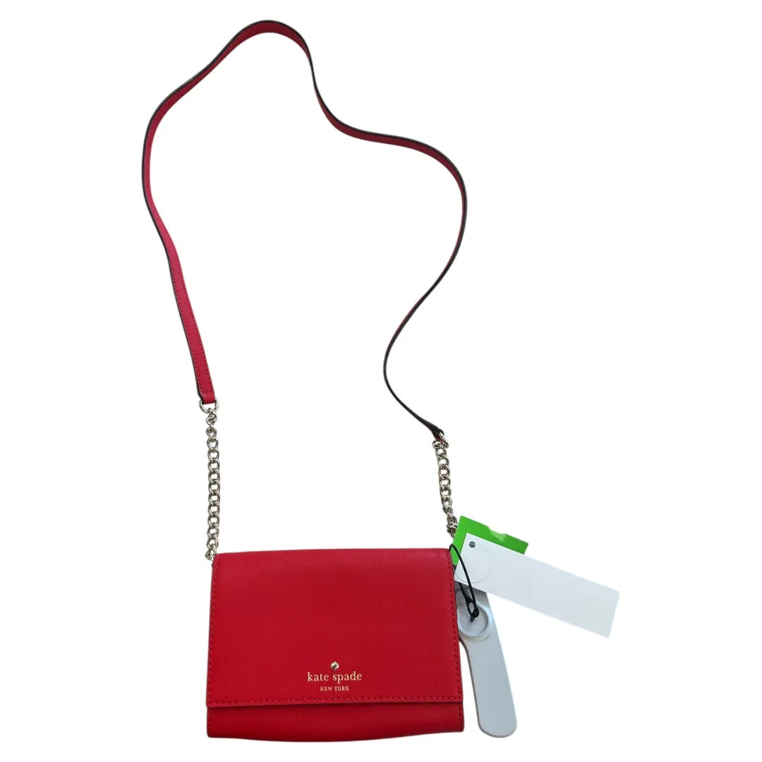 Crossbody Designer By Kate Spade In Red, Size:Small