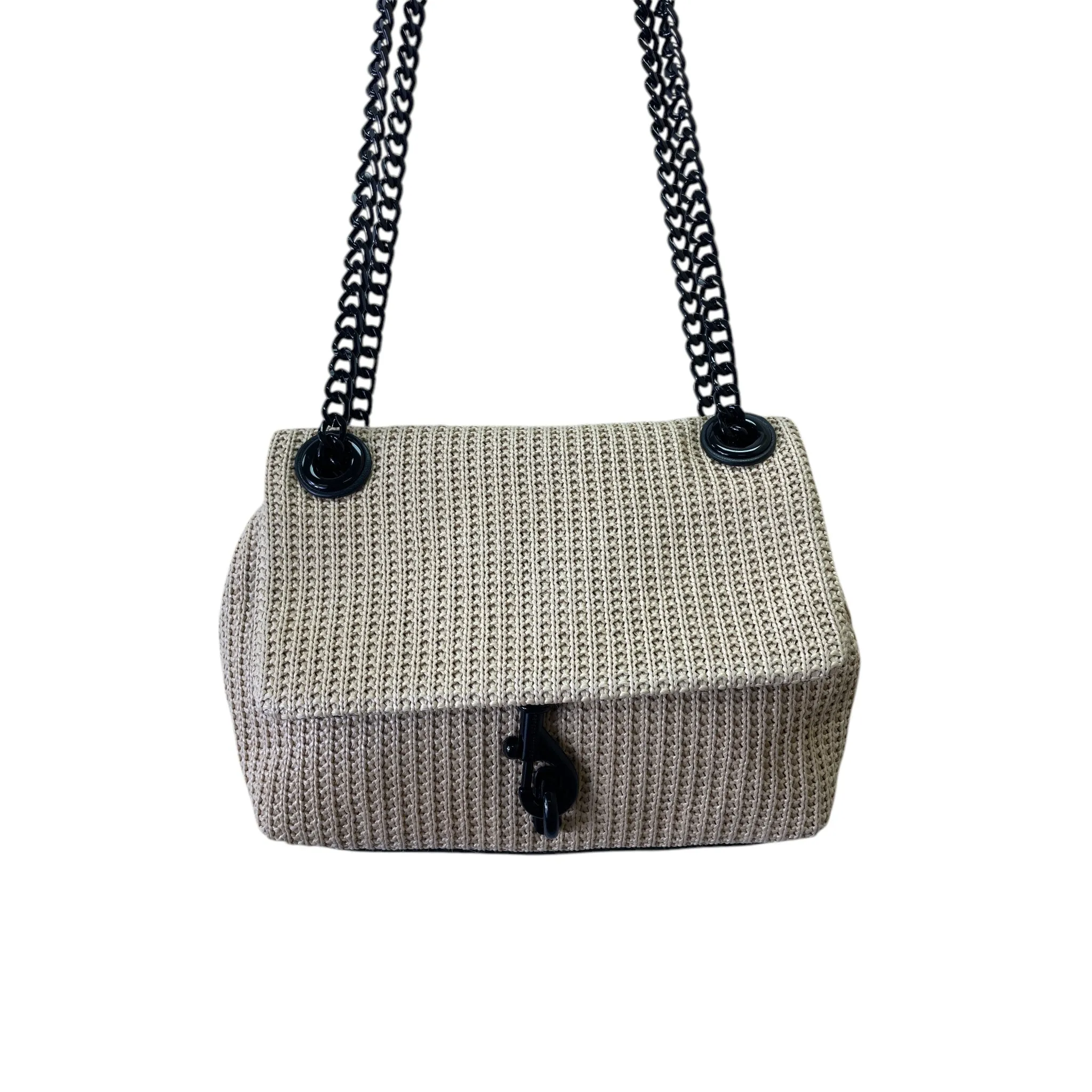 Crossbody Designer By Rebecca Minkoff In Beige, Size:Small