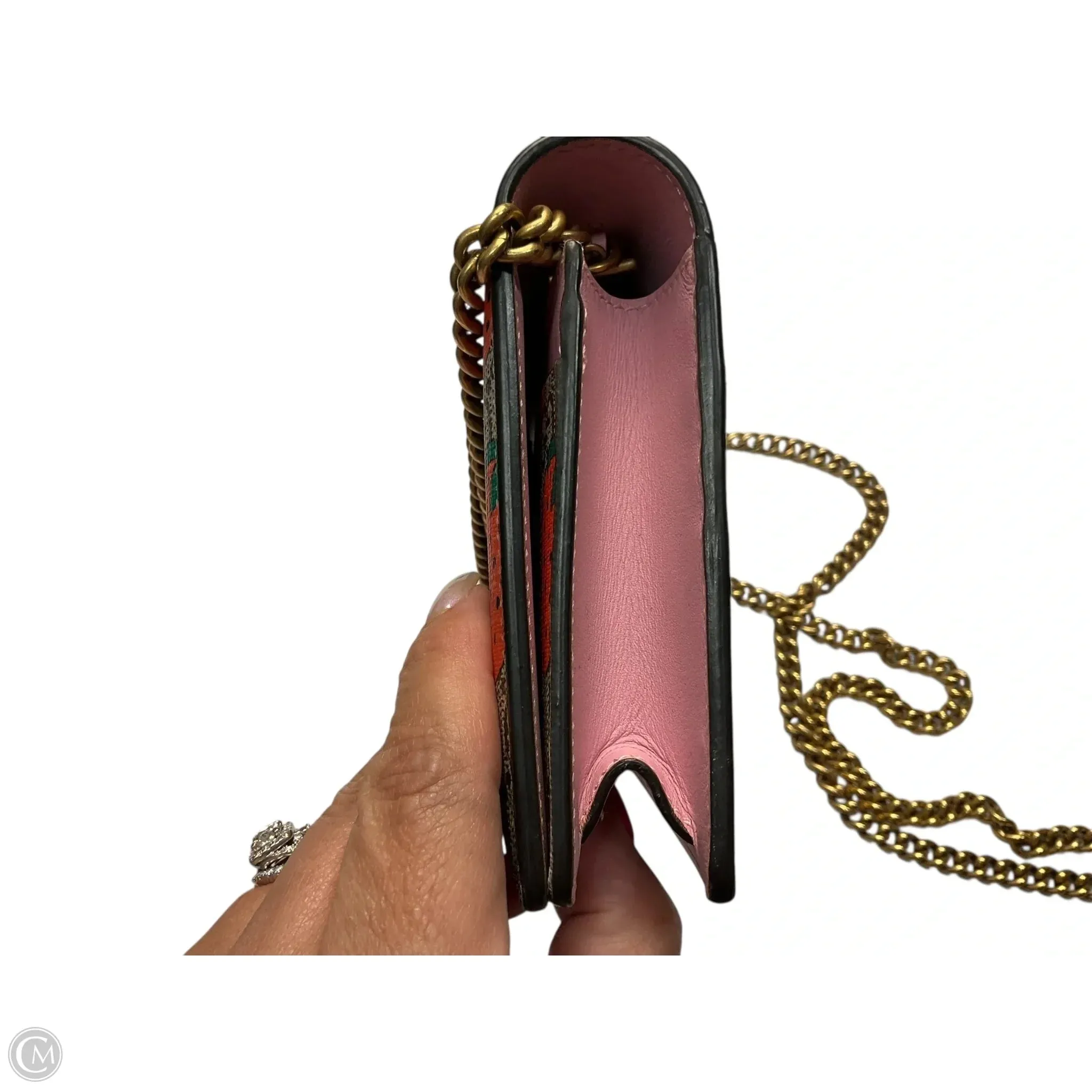 Crossbody Luxury Designer By Gucci, Size: Small