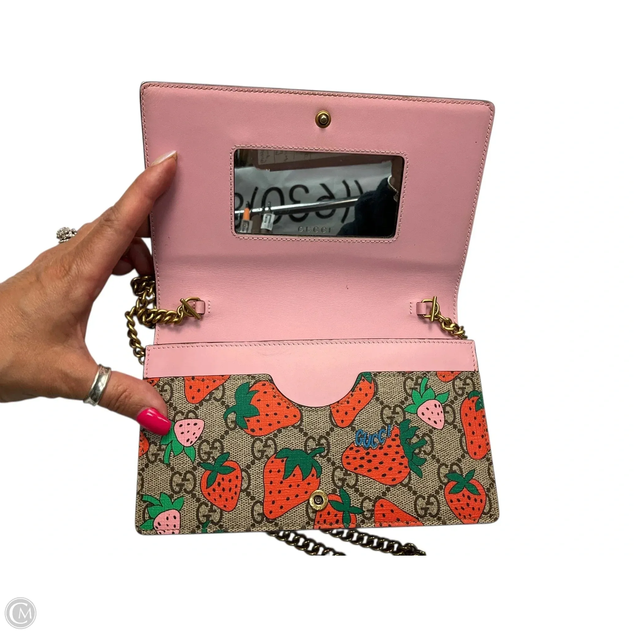Crossbody Luxury Designer By Gucci, Size: Small