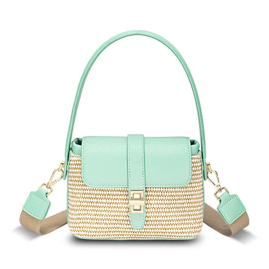David Jones Weaved Mini Shoulder Bag in multiple colour options