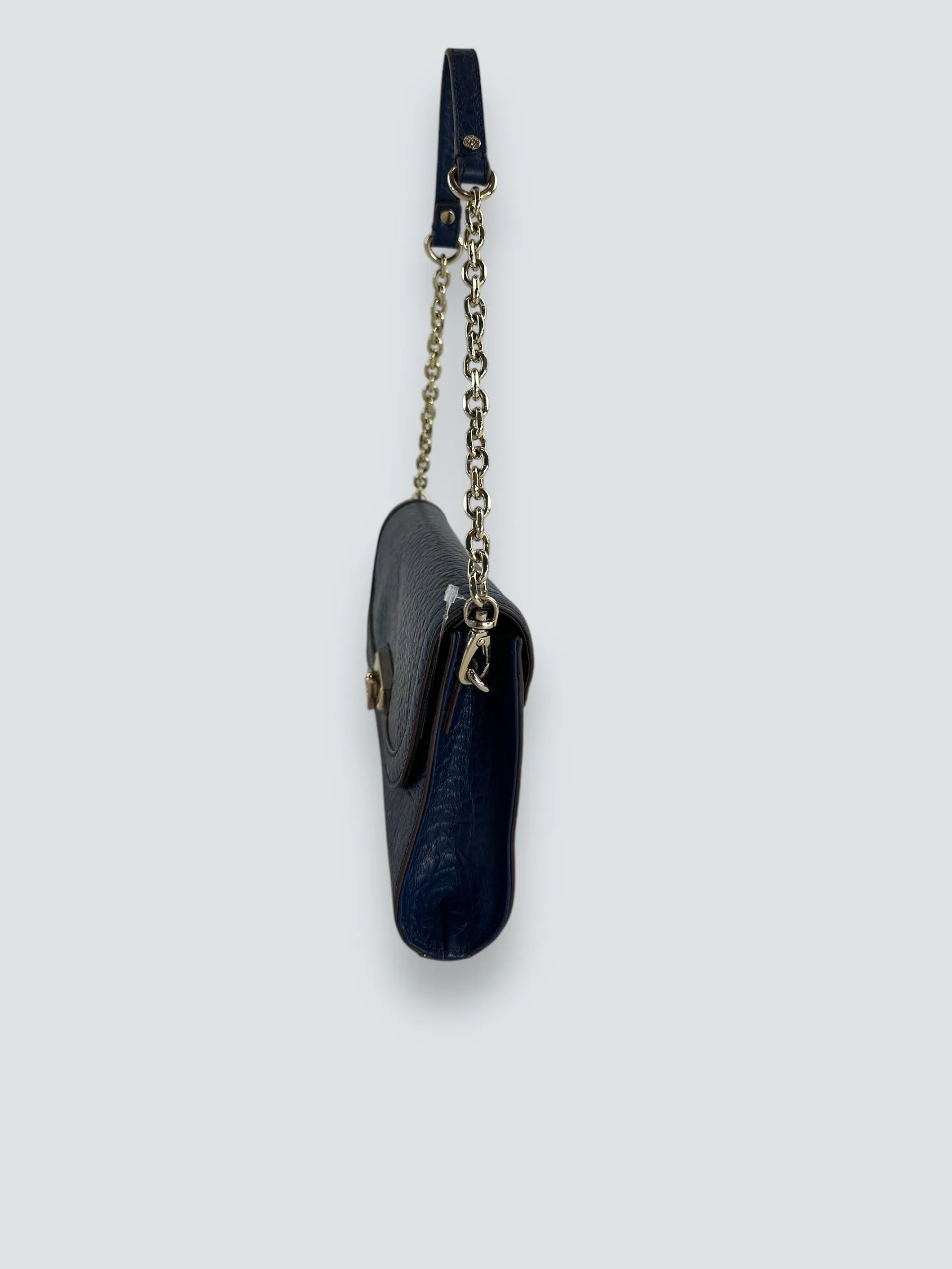 DKNY Navy Leather Shoulder Handbag