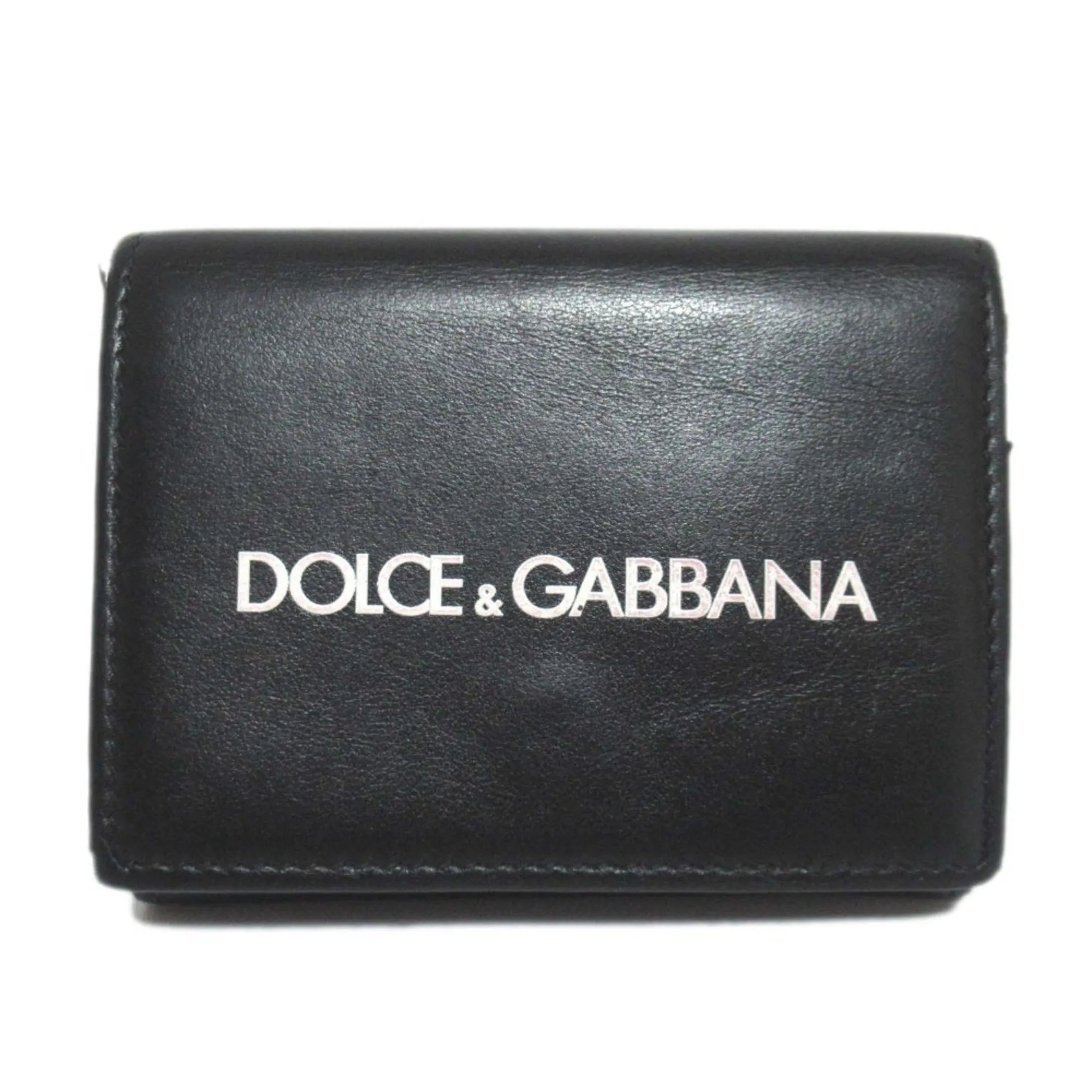 Dolce & Gabbana Leather Wallet (Tri-Fold) (Pre-Owned)