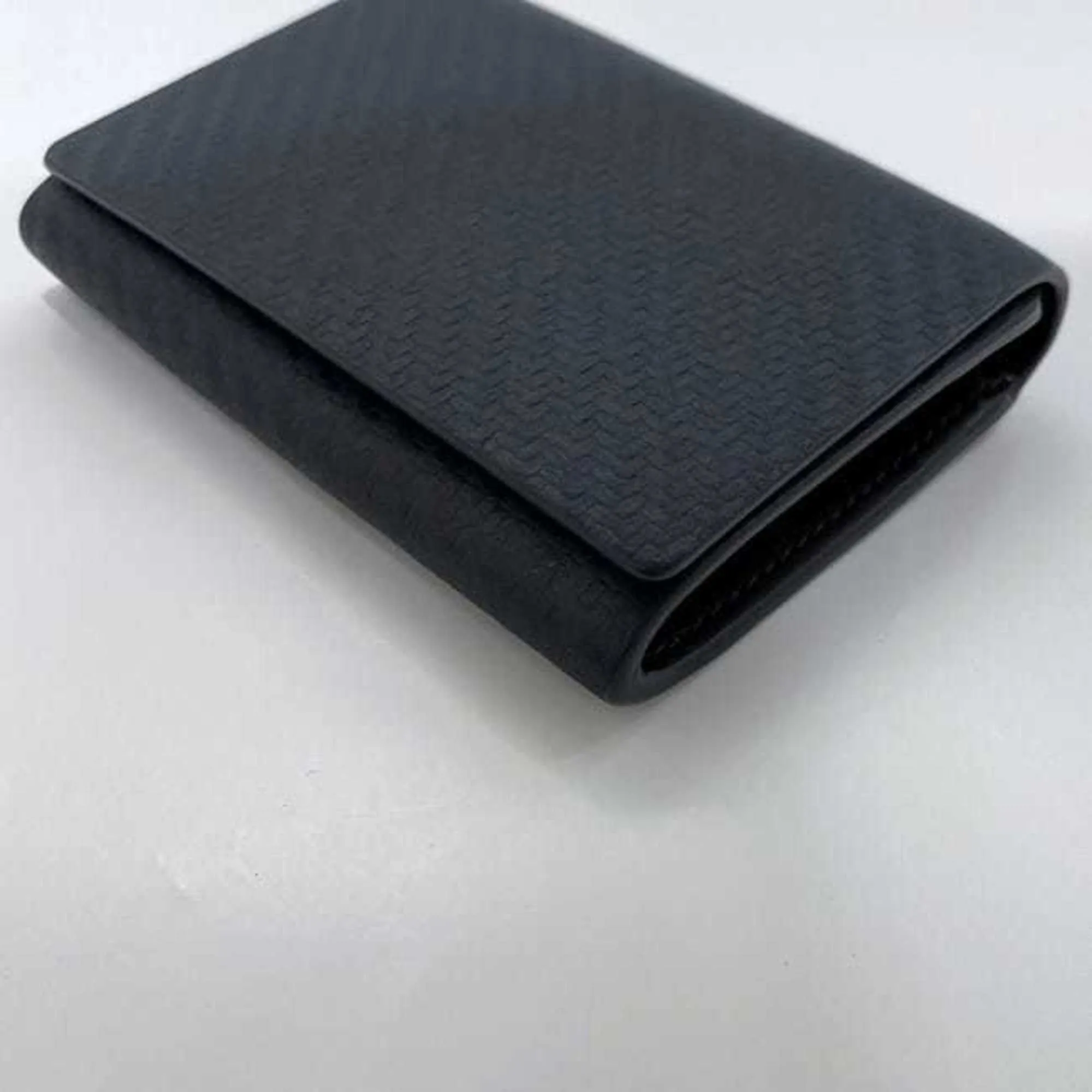 Dunhill Navy Leather Wallet (Bi-Fold) (Pre-Owned)
