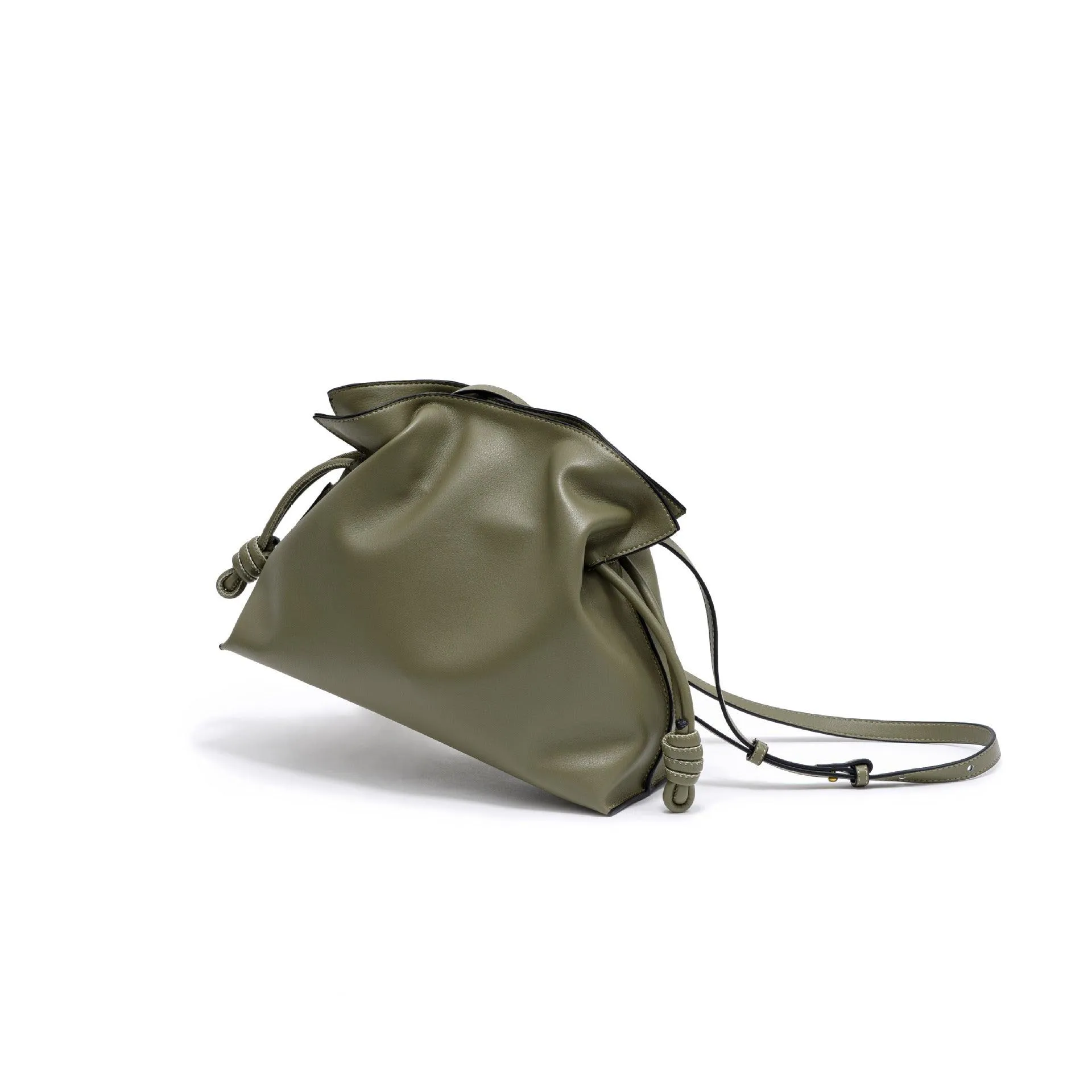 Elegant Oversized Cowhide Leather Tote Bag for Women with Drawstring Closure